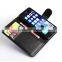 Flip Credit Card Leather Phone Case transparent flip case for iphone 5