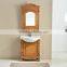 1068 Small bathroom wash basin mirror cabinet