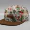 Hip Hop Style Custom 5 Panel Designer Flat Brim Hats