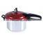 Aluminum pressure cooker with anodized lid
