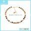Yiwu Elegant Green Shine Crystal Copper Chain Necklace 2015