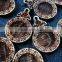 14mm setting size vintage style natual log wood bezel carving flower round pendant setting DIY findings supplies 1411143