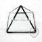 10*10*7cm geometric pyramid shape glass terrarium flower arrangement air plant planter greenhouse home decoration 0100016