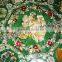 Round Malachite Coffee Table Tops, Pietre Dure Table Top