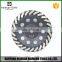 4" turbo diamond grinding cup wheel for stone brick