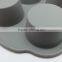 Beautiful Food Grade Silicone 6 cup cake Pan for Baking muffin Cakes