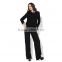 Pretty steps Guangzhou fashion black officer wear jacket blouse designs online