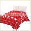 Super Soft Fleece Prints Throw Blanket for Sofa Couch Lounge Bed Bedding Chirstmas Red Reindeer Snowflakes