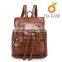 Wholesale Drawstring Bag leather pu brown backpcks