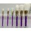 Factory directly supply UNIQUE bling make up brush set cosmetic