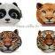Bulk Kids Multi-printed Animal Printed Coin Purse Vivid Life Stuffed Coin Purse Panda (XJCP34)