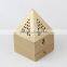 HOT SELL PYRAMID SHAPE WOOD INCENSE BURNER WHOLESALE INCENSE BURNER WOODEN