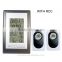 Wireless Weather Station RF RCC with Indoor Outdoor Thermometer Hygrometer Weather Forecast Alarm Clock 2 Transmitters