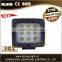 27w Square LED work light cree driving light 24v lamp for motorcycle,4x4 cars