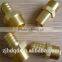 multi-thread type pvc/rubber brass air hose fittings