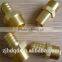 brass male hose barb swivel fitting/tube fitting