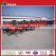 2 axle 15-30ton side wall dumper self unloading full trailer draw bar truck trailer