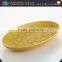 Wholesale home yellow ceramic dessert dry fruit plate decoration