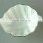 Low Price Leaf-shaped Suprastriate White Ceramic Dinner Dish for Wholesale,high Quality Restaurant Serving Dishes.