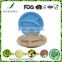 Diswasher safe inexpensive Round Bamboo Tray Children Plate