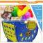 Toy shopping cart with fruit & vegetable supermarket trolley shopping cart toy car trolley