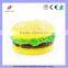 Soft rubber Vinyl Soft rubber Hamburger Pet Toy