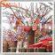 2016 new wholesale artificial tree trunk, whiten tree of indoor decoration