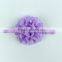 wholesale white chiffon children elastic hariband baby headband