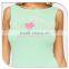 Summer Style Pale Green Women Body Suit With Cute Print