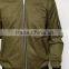 High Quality New Design Durable 100% Cotton Dark Green Rib Cuffs Round Neck Function Pocket Autumn Casual Men Bomber Jacket