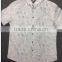 MENS DENIM PRINTED SHORT SLEEVE SHIRT WITH ENZYME WASHED ND005