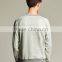 Men's grey custom casual fashion printed embossed sweatshirt