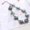 zm34113a vintage women jewelry accessories sliver plated turquoise choker necklace