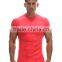 muscle tee shirts stretch cotton t shirt plain blank t-shirt