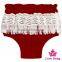 3DDK053 Lovebaby Wholesale 100% cotton solid color Pom Pom diaper soft high waist short daily baby diaper