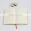 A5 Faux leather cover notebook customizable hardcover office notebook metal lipping notebook with band
