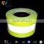 Fluorescent Yellow fire flame retardant reflective tape material for safety work wear