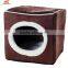 Soft Pet Bed Dog Cat Enclosed Cube Cozy
