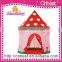 Hot selling kids play tent house newst kids play tent with mushroom pattern