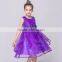 Designer children clothing frock model nail bead patterns summer dress for baby kids girl