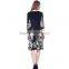Modern floral wholesale short bodycon european vintage dress