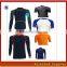 Hot Sale Sportswear Manufacturer Mens Compression Long Sleeve Rush Guard/Swim Shirt/Sun Protective Wholesale---AMY164284