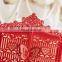 Greeting Card 6029 Luxurious Red Door Butterly Laser Cut Wedding Invitation Cards