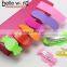 Wholesale Mix Color Assorted Plastic Coated Baby Bow Snap Hair Clips