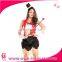 HALLOWEEN Circus Ringmaster Mistress Lion Tamer Showgirl Dress Costume Fancy Party Cosplay