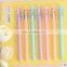 2017 Hot Sales Lovely Jelly 0.38mm Gel Pen Plastic Black Ink Gel Pen Stationery Office Supplies School Supplies