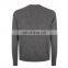 Best Selling Hot Chinese Products Plain Heather Grey Soft Slim Kniting Dress Fashion Men Sweater