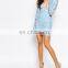 Designer bodycon dress design deep V neck ladies western dress designs photo with lace sleeve