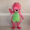 HI CE movie character mascot costume for adult size,barney mascot costume with high quality