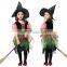 Halloween child witch costume set